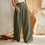 Artemis High-Waist Linen Trouser