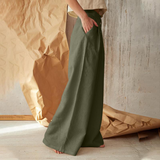 Artemis High-Waist Linen Trouser