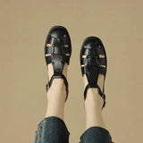 Aurelia Leather Fisherman Sandal