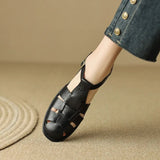 Aurelia Leather Fisherman Sandal