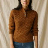 Marseille Cable Knit Cashmere Sweater