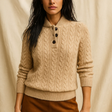 Marseille Cable Knit Cashmere Sweater