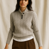 Marseille Cable Knit Cashmere Sweater
