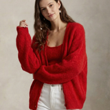 Estelle Oversized Faux Cardigan