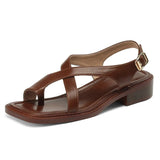 Amore Leather Wrap Sandal