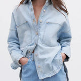 Wisteria Oversized Denim Jacket