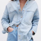 Wisteria Oversized Denim Jacket