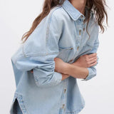 Wisteria Oversized Denim Jacket