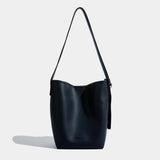 Elena Pebbled Leather Bucket Bag
