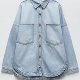 Wisteria Oversized Denim Jacket