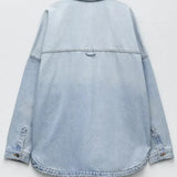 Wisteria Oversized Denim Jacket