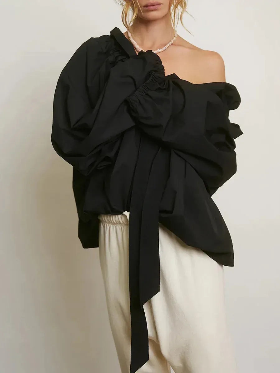 Eloise Oversized Gingham Blouse