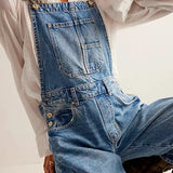 Eudora Wide Leg Denim Overall