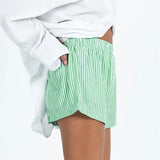 Amalfi Pinstripe Cotton Short