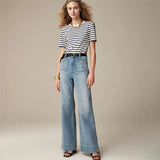 Margaux Wide Leg Patch Pocket Jeans
