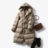 Colette Belted Long Puffer Coat