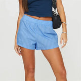 Amalfi Pinstripe Cotton Short