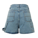 Livia High-Rise Denim Shorts