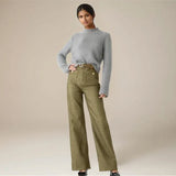 Margaux Wide Leg Patch Pocket Jeans