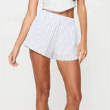 Amalfi Pinstripe Cotton Short