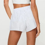 Amalfi Pinstripe Cotton Short