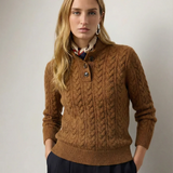 Marseille Cable Knit Cashmere Sweater