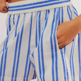 Capri Striped Cotton Short