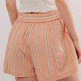 Capri Striped Cotton Short