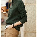 Marseille Cable Knit Cashmere Sweater