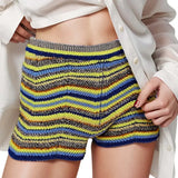 Eterna Striped Knit Short