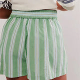 Capri Striped Cotton Short