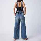 Thalassa Wide Leg Denim Overall