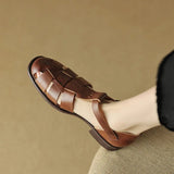 Aurelia Leather Fisherman Sandal