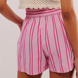 Capri Striped Cotton Short