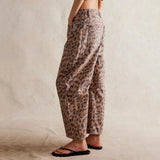 Tatiana Barrel Leg Denim Pants