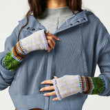 Viviana Waffle-Knit Hoodie