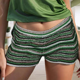 Eterna Striped Knit Short