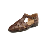 Aurelia Leather Fisherman Sandal