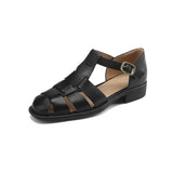 Aurelia Leather Fisherman Sandal