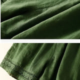 Opulence Lace-Trim Linen Short