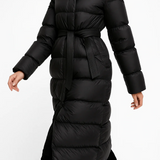 Colette Belted Long Puffer Coat