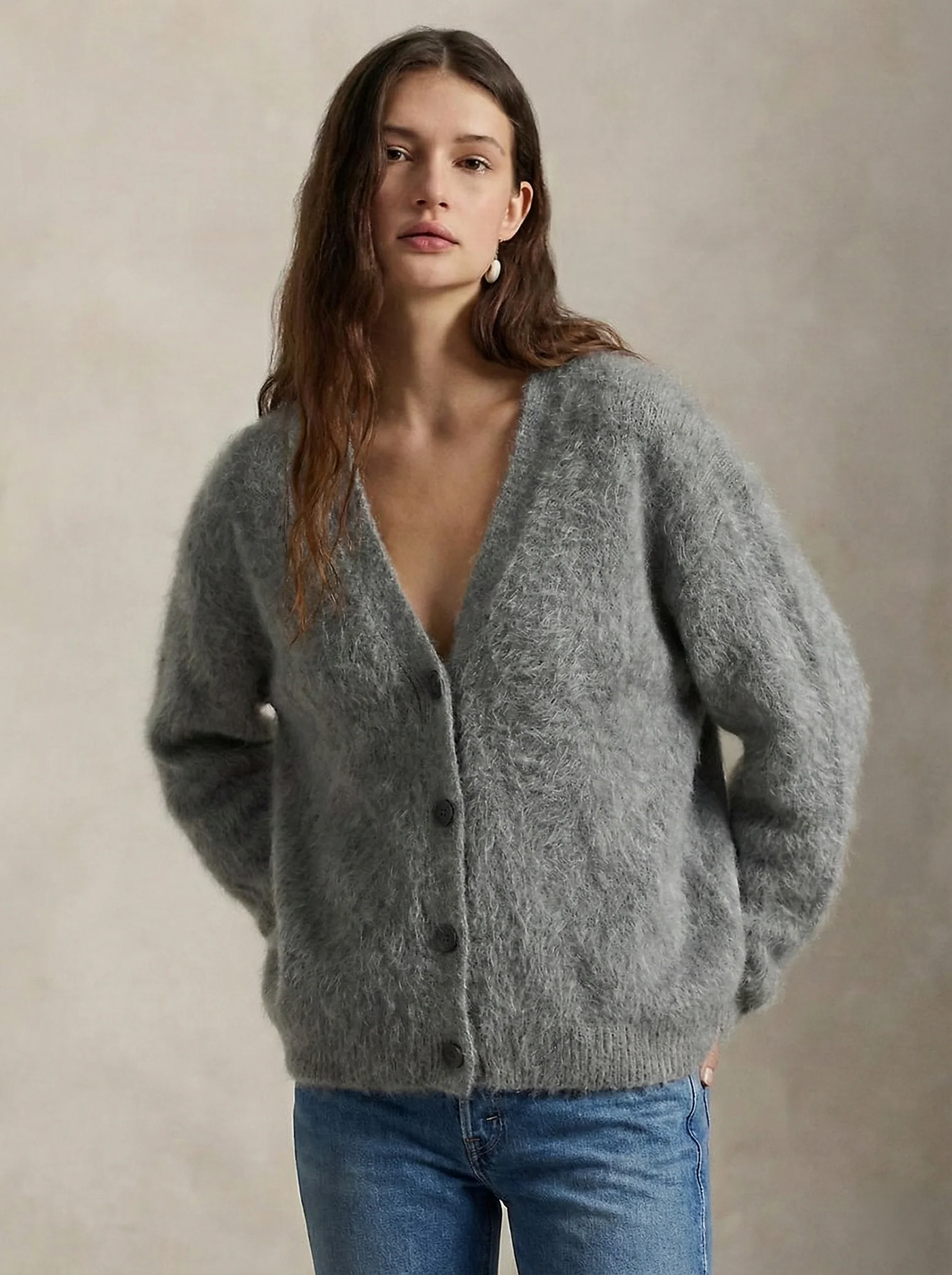 Estelle Oversized Faux Cardigan
