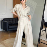 Marlene Linen Two-Piece Set