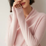 Calliope Surplice Cashmere Sweater