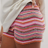 Eterna Striped Knit Short