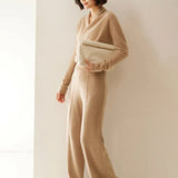 Calliope Surplice Cashmere Sweater
