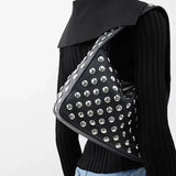 Nouveau Studded Leather Shoulder Bag